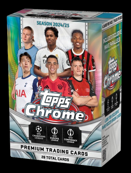 2024/25 Topps Chrome UEFA Fußball Blaster Box